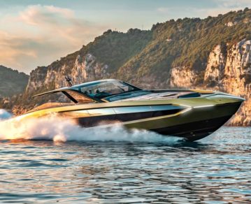 El Lamborghini que se disfruta en el mar