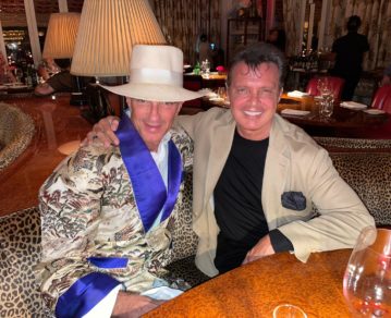 Alan Faena y Luis Miguel se reunieron en el restorán que lidera Francis Mallmann en Miami y hablaron sobre la próxima gira del músico