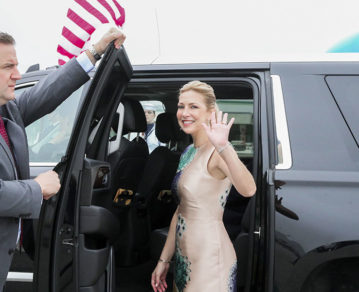Fabiola Yañez acompañó al Presidente Alberto Fernández a Estados Unidos
