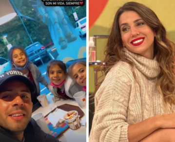 Matías Defederico se reencontró con sus hijas, en medio de la disputa con Cinthia Fernández