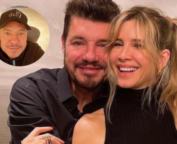Guillermina Valdés le hizo un especial regalo a Marcelo Tinelli y él lo presumió en sus redes