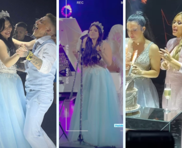 Así fue el mágico cumpleaños de 15 de Sol, la hija de El Polaco y La Princesita