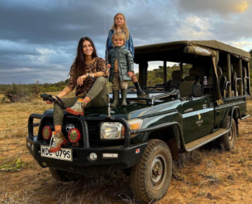 Las exóticas vacaciones de Zaira Nara junto a su esposo Jakob von Plessen, y sus hijos Viggo y Malaika