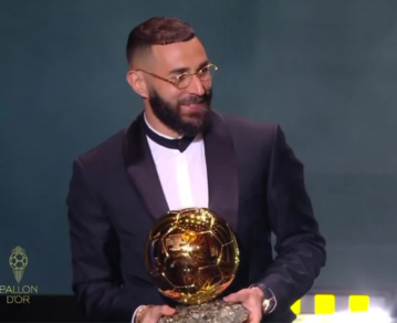 Karim Benzema ganó el Balón de Oro por ser el mejor jugador del mundo de cara al Mundial de Qatar 2022