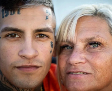La mamá de L-Gante fue a conocer el local de Wanda Nara