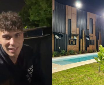 Un TikToker se metió en la casa de Gran Hermano por el techo y revolucionó la casa
