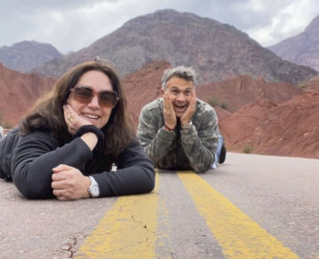 Sergio Lapegüe contó cómo fue su insólita primera cita con "Bochi", su esposa