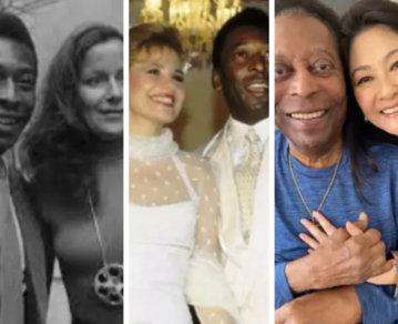 La historia de amor de Pelé y sus 3 esposas
