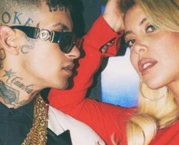 L-Gante dio un show privado para Wanda Nara y su clan en Navidad