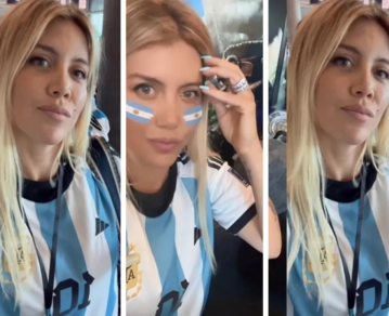 Wanda Nara viajó a Qatar para ver la final del Mundial: quién la acompañó
