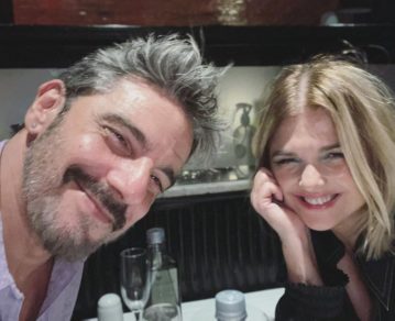 La romántica cena de aniversario de Araceli González y Fabián Mazzei en México