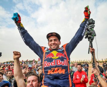 El salteño Kevin Benavides ganó el Dakar 2023 y se lo dedicó a Lionel Messi y la selección argentina