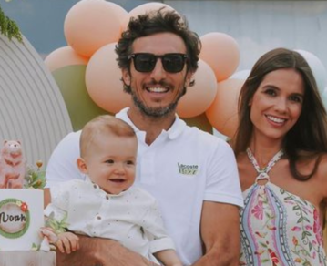 Así celebraron Pico Mónaco y Diana Arnopoulos el primer cumpleaños de su hijo