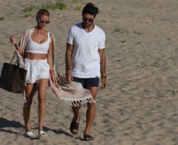 Los románticos días de playa de Nicole Neumann y Manu Urcera