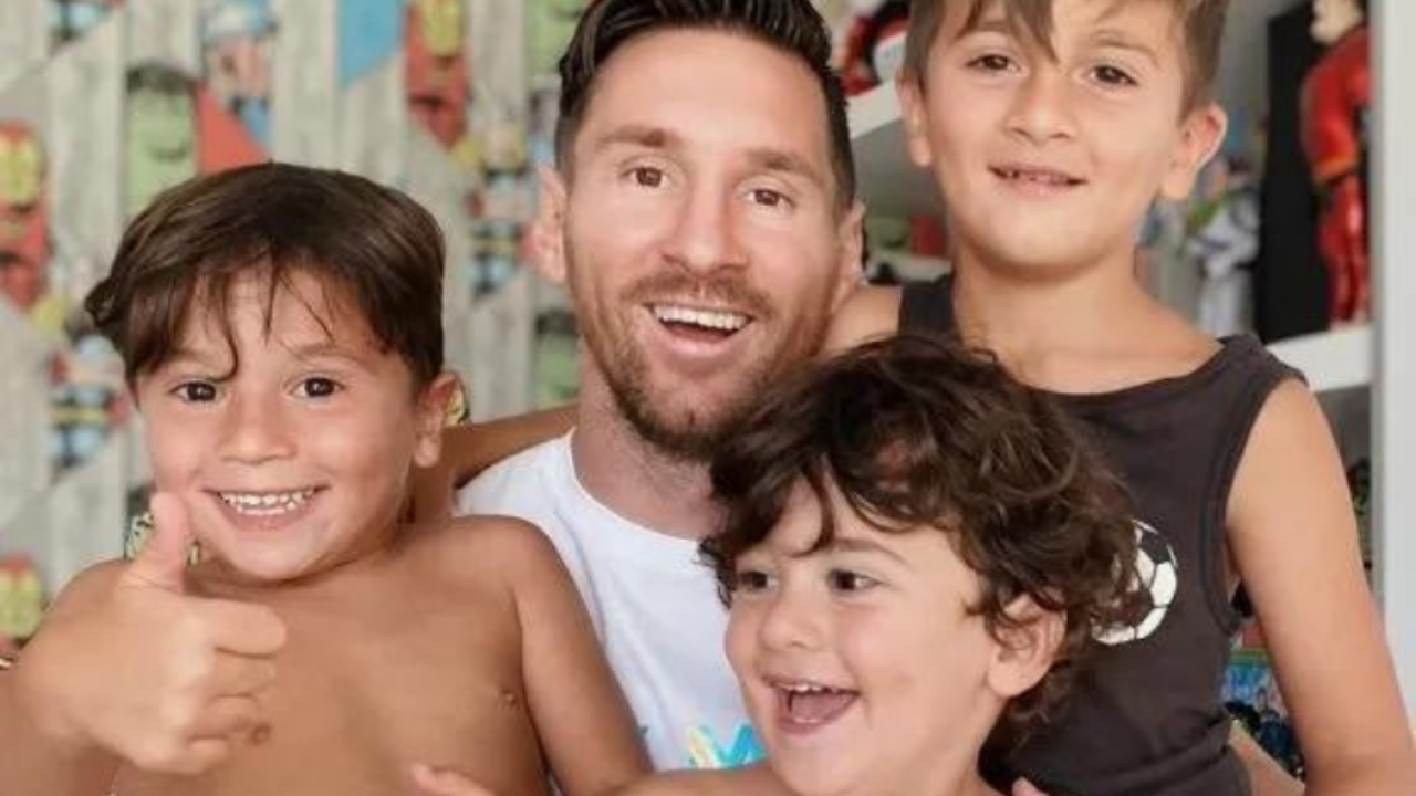 Ciro el hijo de Lionel Messi y Antonela Roccuzzo ataja como el