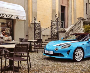Un Alpine A110 con el rally en su ADN