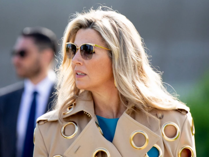 Máxima Zorreguieta lució un cancherísimo trench en la Semana del Diseño de Milán