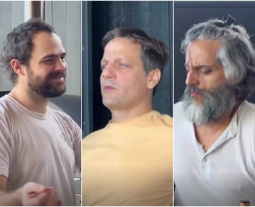 La divertida reunión del Chino Darín, Peter Lanzani, Joaquín Furriel, Rodrigo de la Serna y Úrsula Corberó en Buenos Aires