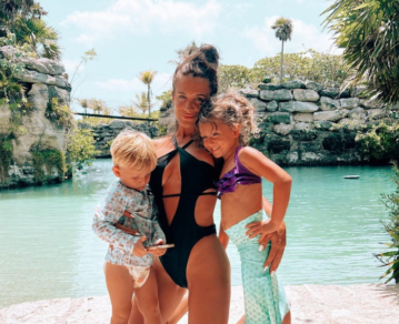 Las paradisíacas vacaciones de Cami Homs y sus hijos en México