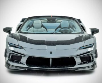 Mansory reinventa el Ferrari SF90 Spider con el F9XX Tempesta Celeste