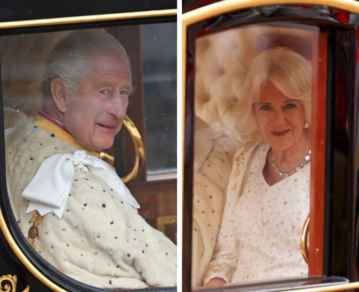 Así llegaron Carlos III y Camilla Parker Bowles a la Abadía de Westminster