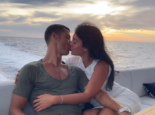 Georgina Rodríguez y Cristiano Ronaldo disfrutan de unas vacaciones de lujo en Cerdeña, Italia.