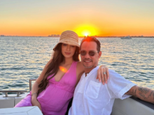 Marc Anthony y Nadia Ferreira muestran la primera foto de su hijo