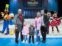 Flavio Mendoza, Matilda Salazar, Dionisio Mendoza, Luciana Salazar y Marcelo Polino en Disney on Ice. 