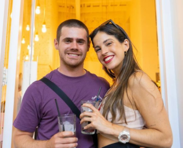 Cande Molfese se probó su primer vestido de novia