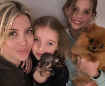 Así pasa los días Wanda Nara: contenida en la familia y alejada de los medios