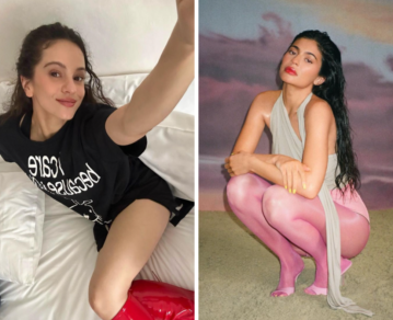 Kylie Jenner y Rosalía probaron el filtro que envejece en TikTok y tuvieron reflexiones completamente opuestas