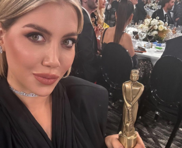Wanda Nara: dónde guarda el Martín Fierro y la foto en la que emuló a Messi con la Copa del Mundo