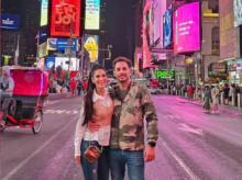 Las divertidas vacaciones de Silvina Escudero y su novio en New York