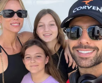 En medio de la distancia con Indiana: Nicole Neumann, Allegra y Sienna acompañaron a Manu Urcera en una importante carrera