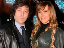 Javier Milei y su ex novia Daniela La Cantante