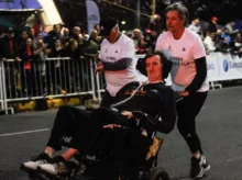 Esteban Bullrich en la media maratón