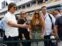 Shakira y Tom Cruise juntos en un evento de Fórmula 1 en Miami. Foto: redes sociales.