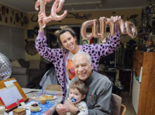 Alberto Cormillot en su cumpleaños