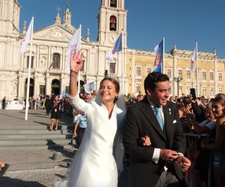 El vestido de novia de María Francisca de Portugal: clásico