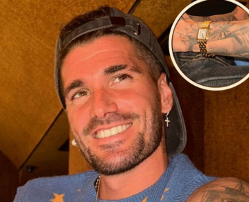 Rodrigo De Paul lució un lujoso accesorio que aseguran podría ser un regalo de Tini Stoessel
