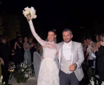 La boda de Michelle Salas y Danilo Díaz: así fue el reencuentro de Luis Miguel con su hija en la ceremonia
