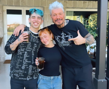 Marcelo Tinelli compartió un domingo de asado y música junto a sus nuevos amigos, Tuli Acosta y Luck Ra