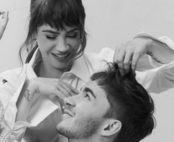 Celeste Cid y su hijo André hicieron su primera producción fotográfica juntos