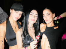 Emilia Mernes, Nicki Nicole y Tini Stoessel en la Bresh