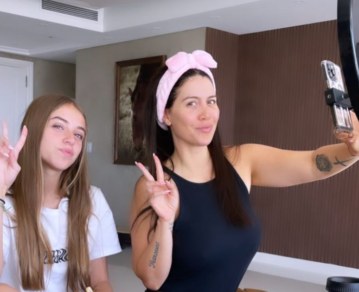 El primer TikTok de Wanda Nara y su nuera Juli Fillol: "La suegra menos copada"