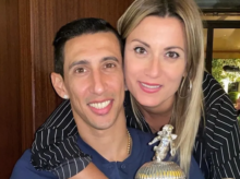 El emotivo mensaje de Ángel Di María para Jorgelina Cardoso, su esposa