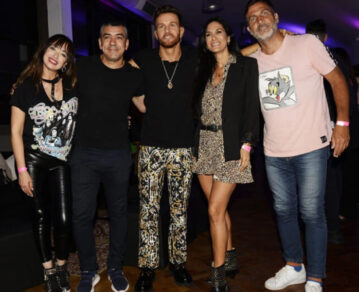 Los famosos disfrutaron del show de Axel en el Luna Park