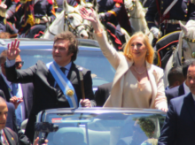 Karina y Javier Milei