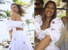 Pampita en su cumpleaños