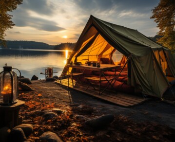 Glamping, una tendencia en alza: los spots más originales para acampar en la Patagonia
